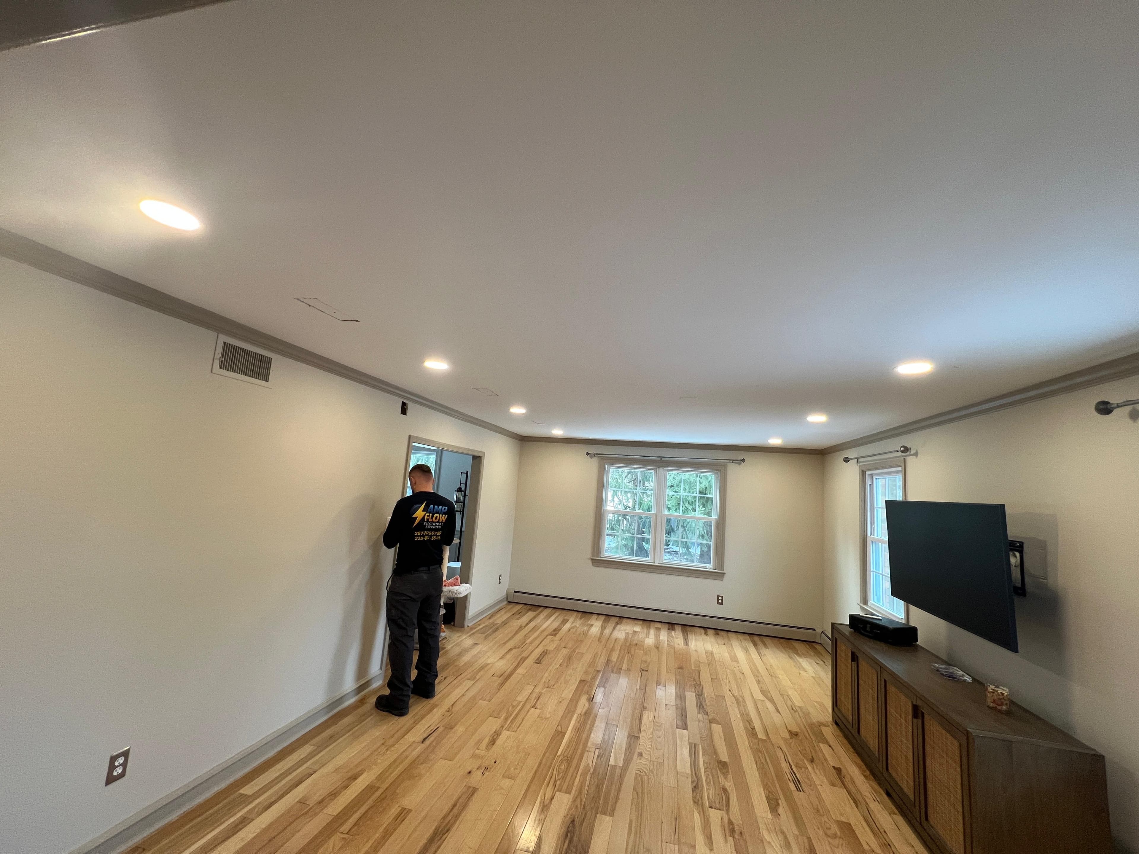 Electrical project by AMP Flow Electric