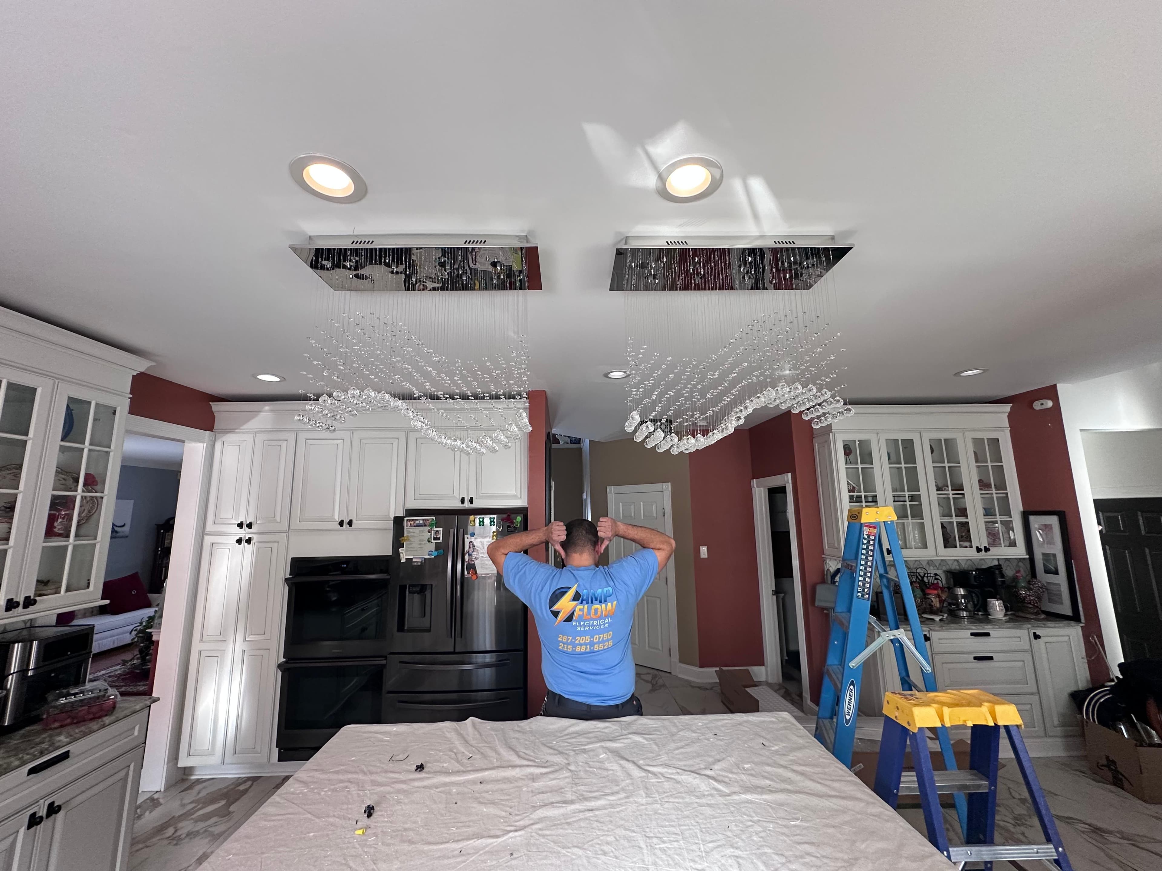 Electrical project by AMP Flow Electric